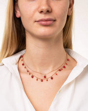 Collana Vogue red