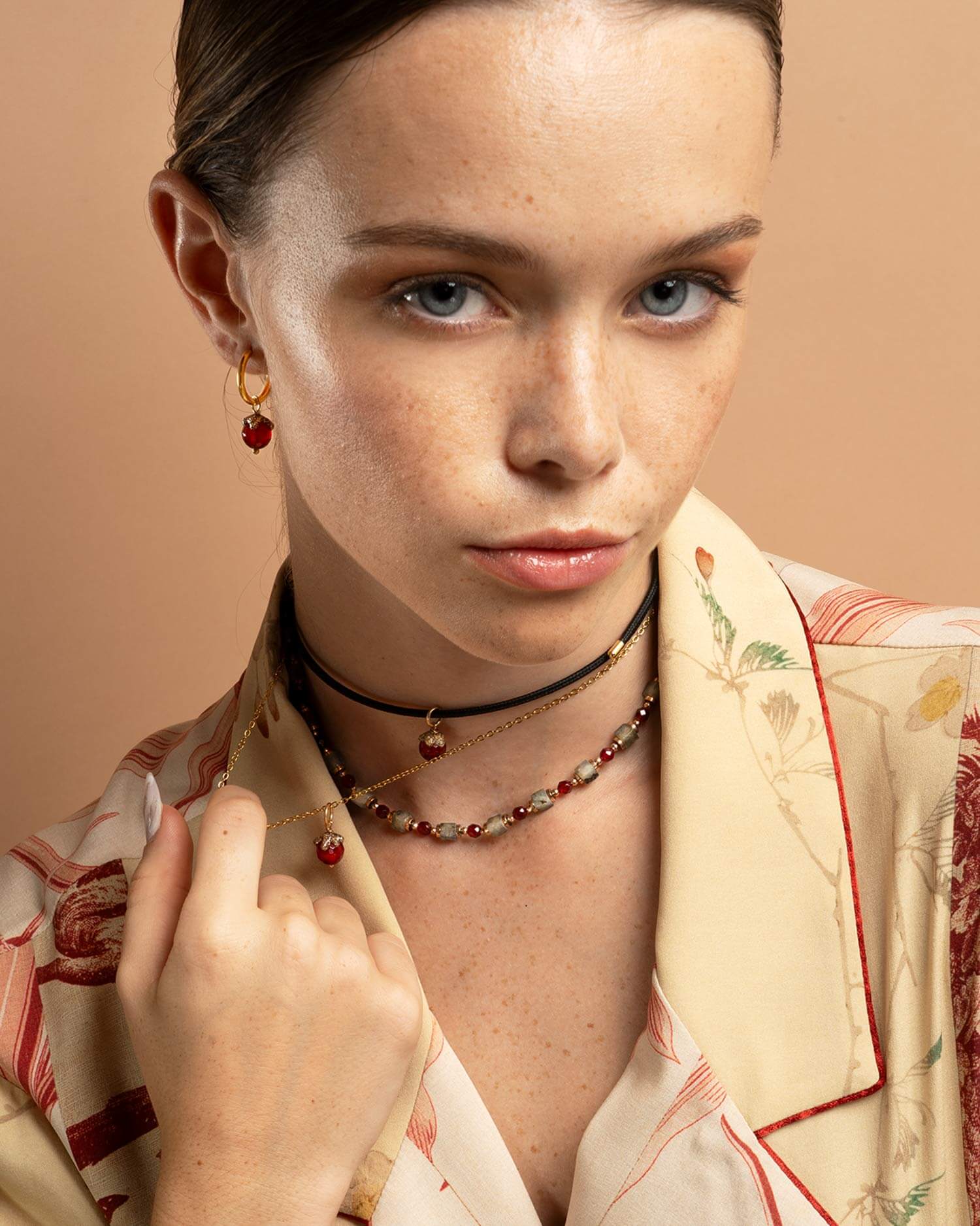 Collana Ruby choker