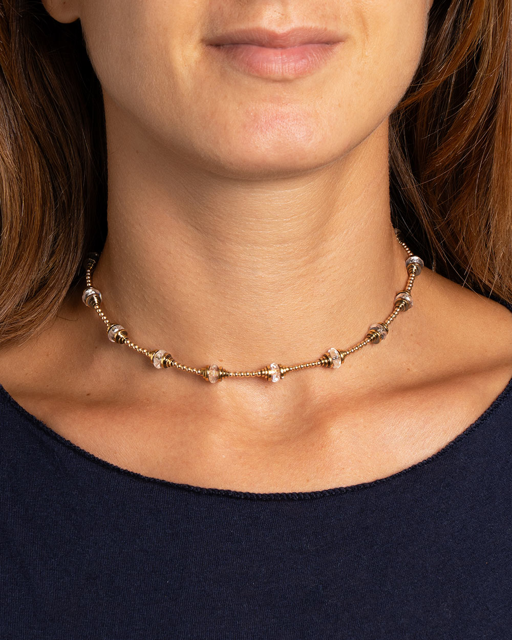 Collana crystal choker