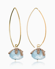 Orecchini ocean raw
