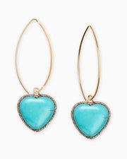 Orecchini wave hearts