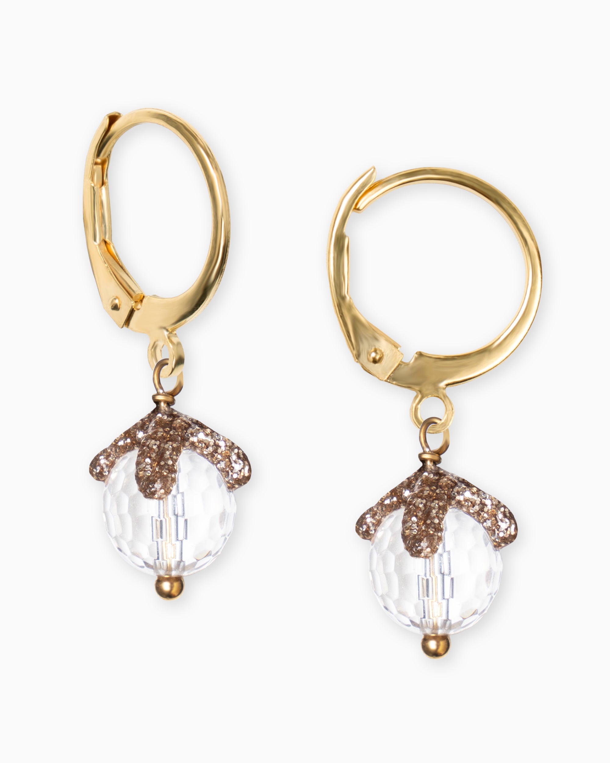 Orecchini crystal spheres
