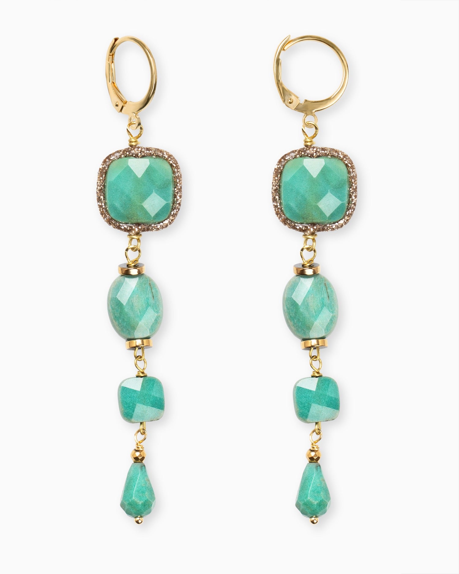 Orecchini ocean green