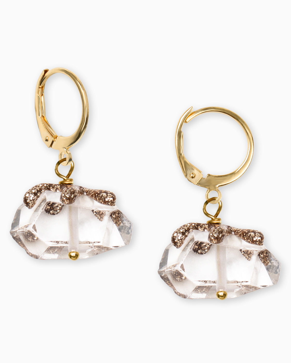 Orecchini crystal nugget