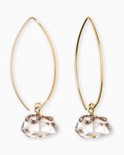 Orecchini crystal raw