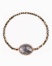 Bracciale Labradorite ovale
