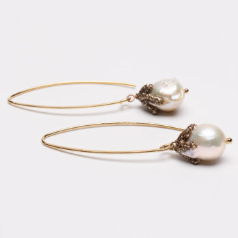 orecchini pastiglia chic perla