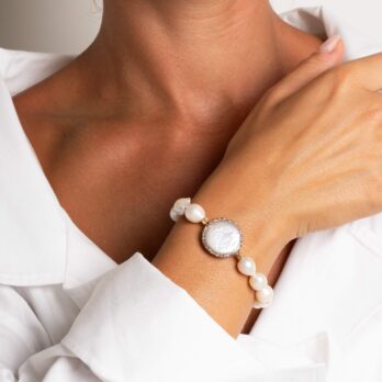 bracciale perla barocca