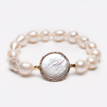bracciale perla barocca