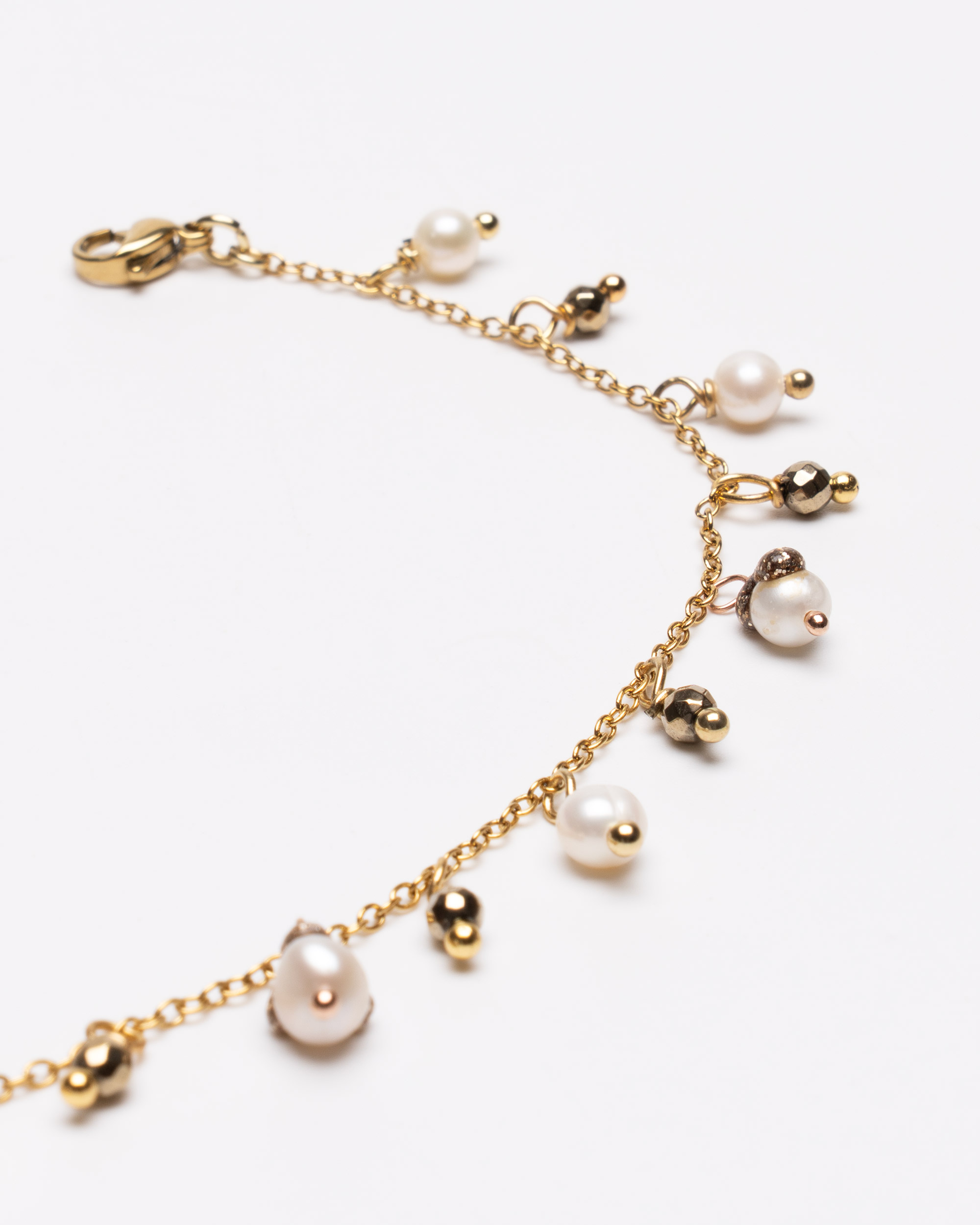 bracciale perla charms