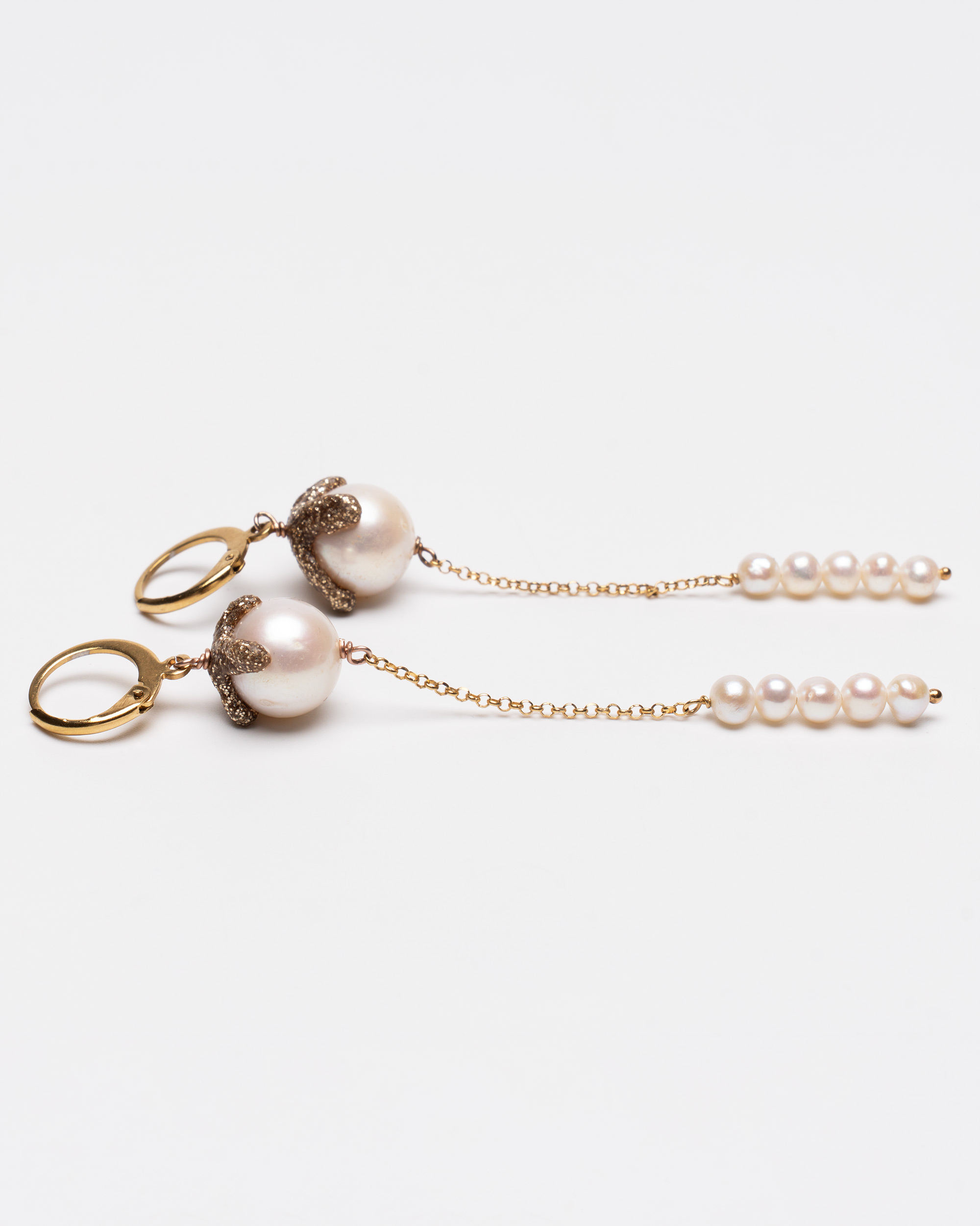 orecchini pastiglia chic perla