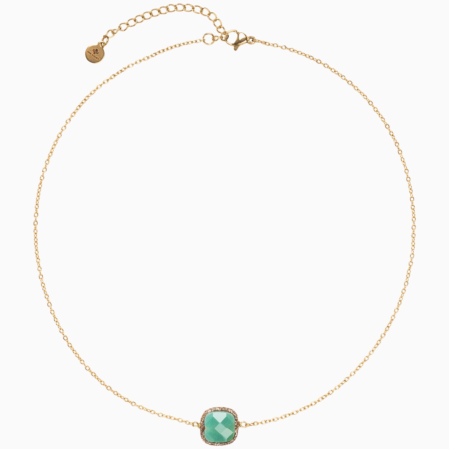 collana crisoprasio charms fatto a mano gioielli