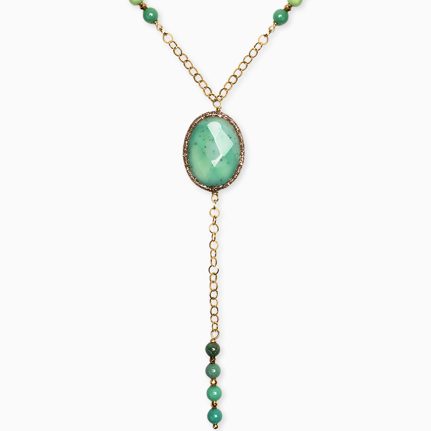 collana crisoprasio verde