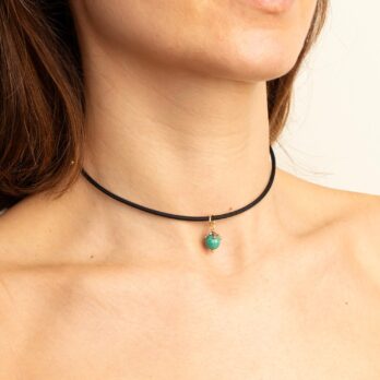 bee light gioielli collana magnetica pietre perle naturali oro argento