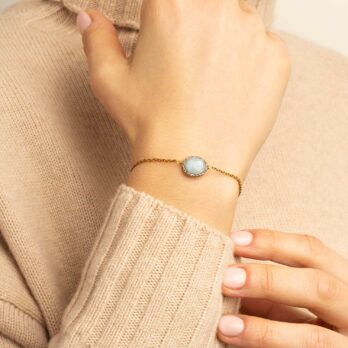 bracciale charms acquamarina gioielleria rimini bracciale gioielli fatto a mano fashion artigianato
