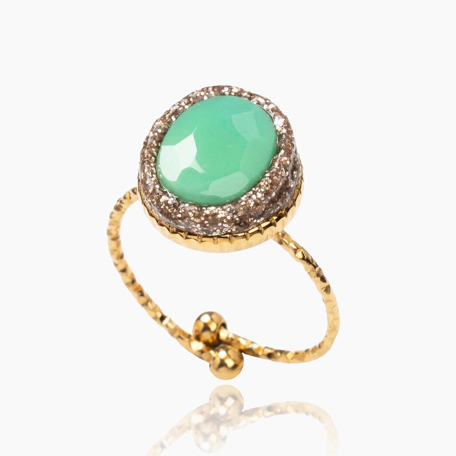 anello crisoprasio verde