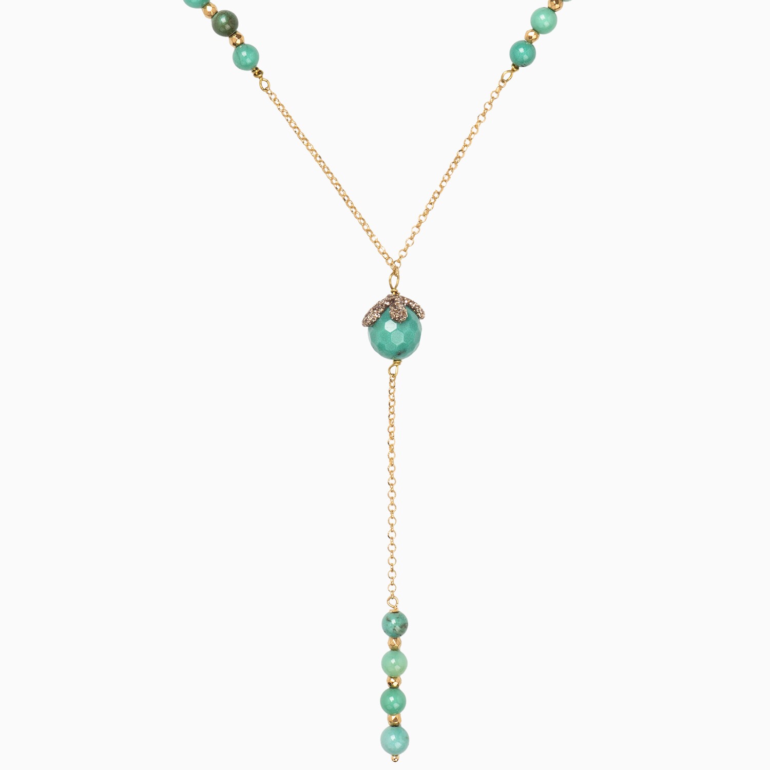 collana crisoprasio charms fatto a mano gioielli
