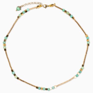 collana crisoprasio charms fatto a mano gioielli