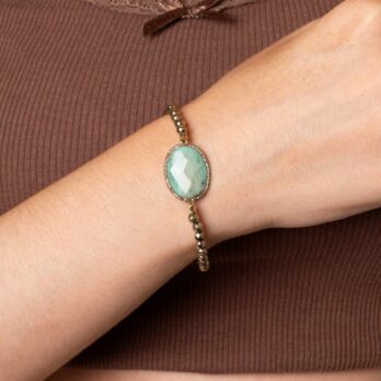 bracciale crisoprasio verde