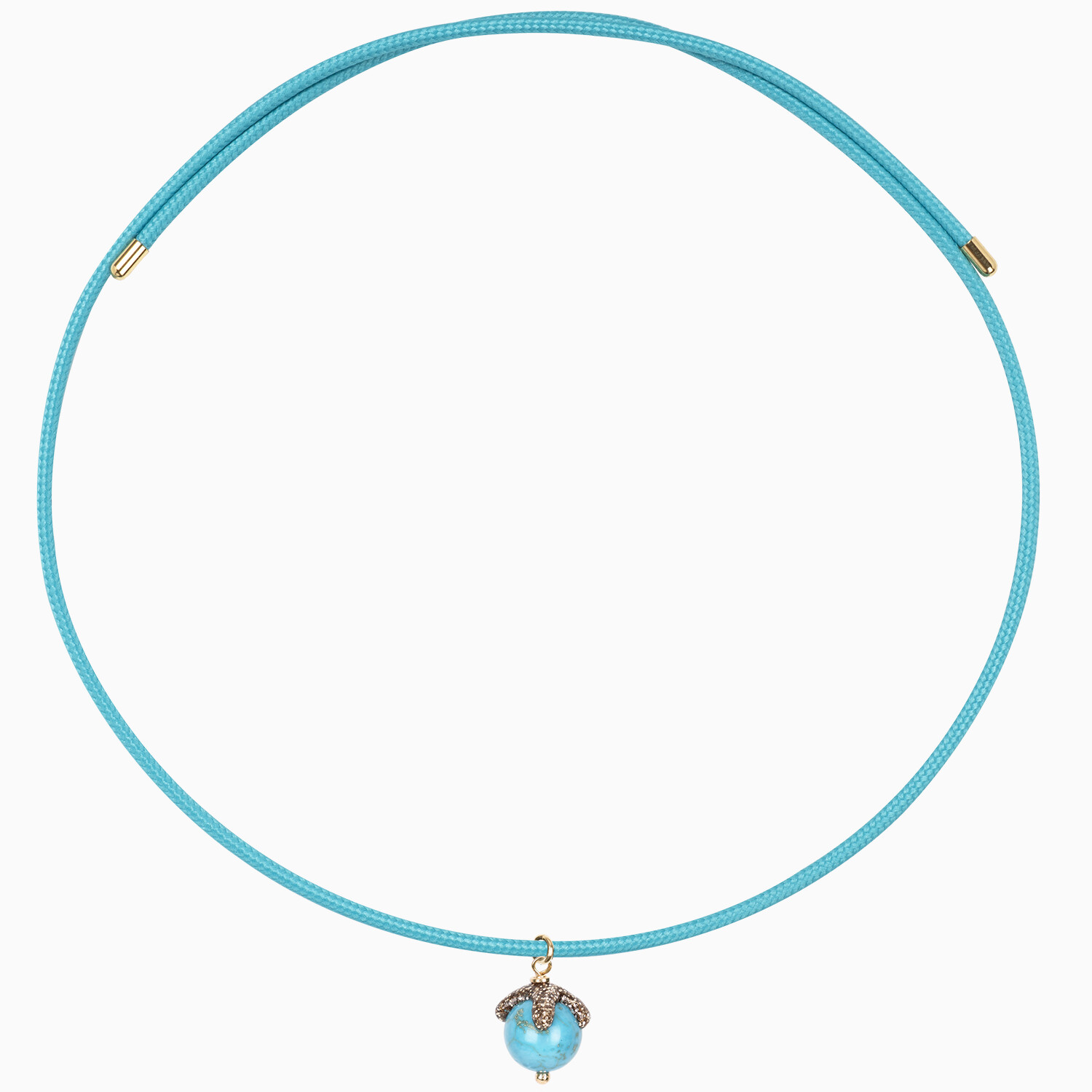 collana magnetica turchese pietre naturali