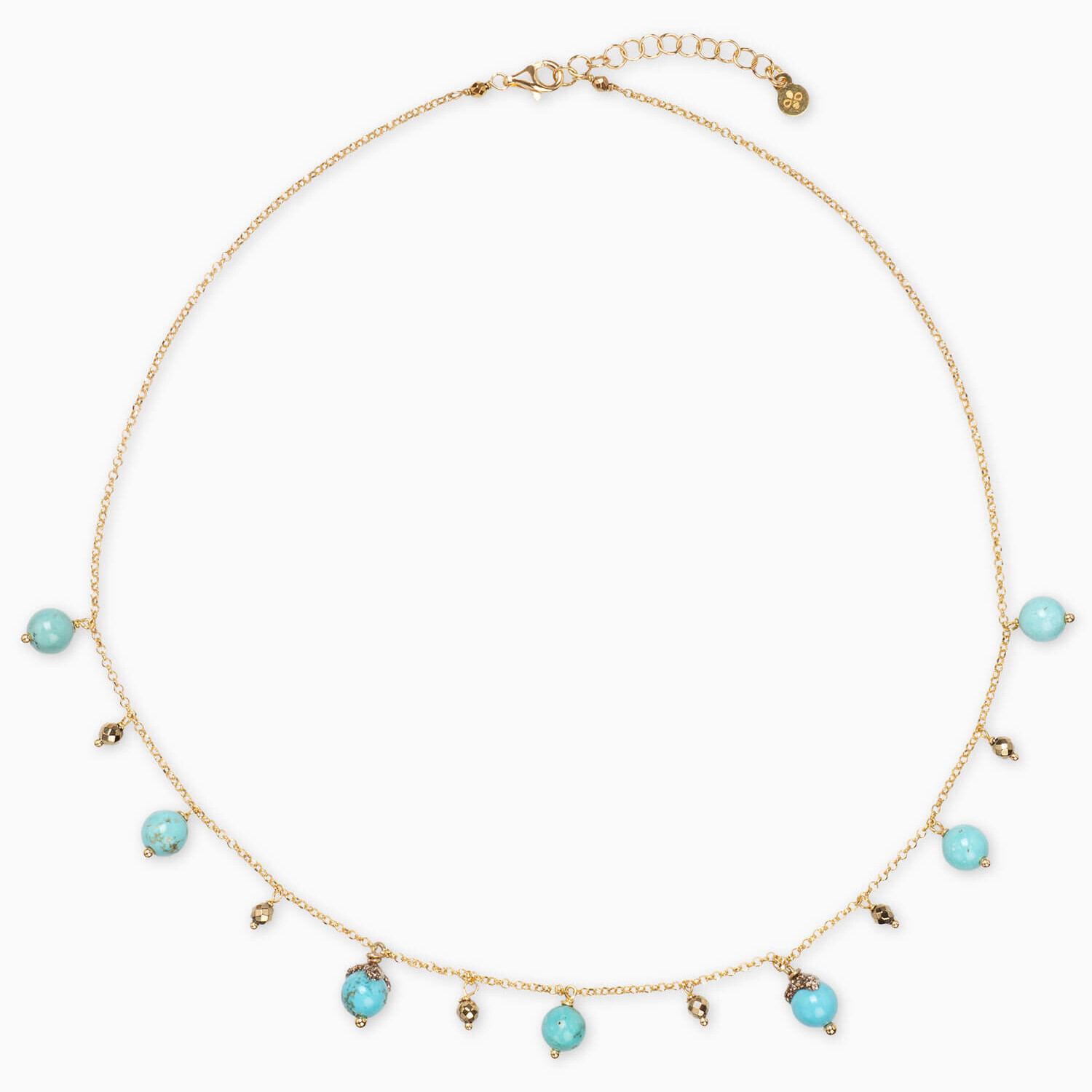 collana girocollo turchese