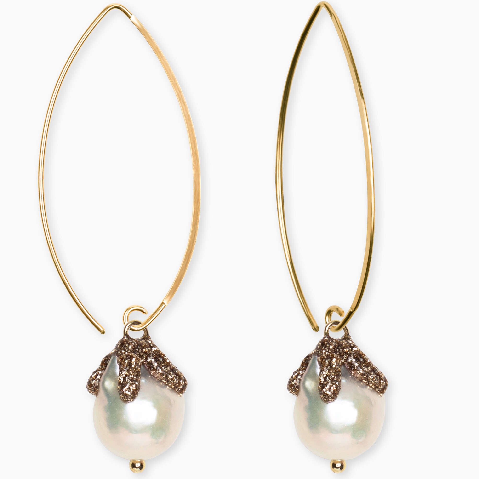 orecchini perle chic pendenti