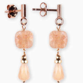 orecchini pietre naturali argento 925 anallergico gioielli bee light gioielleria fashion style