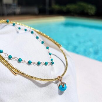 collana magnetica estate pietre gioeilli perle