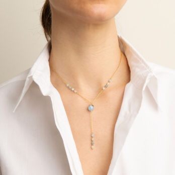 collana girocollo acquamarina gioielli pietre acquamarina