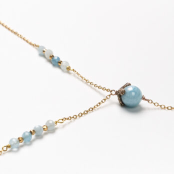 collana girocollo acquamarina gioielli pietre acquamarina