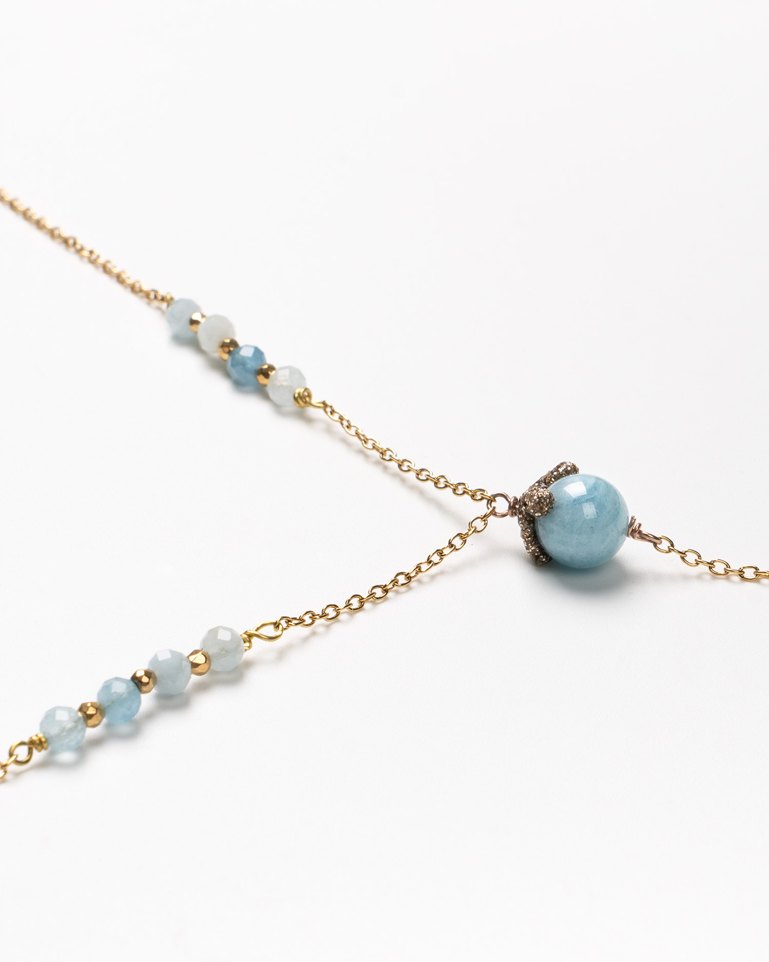 collana girocollo acquamarina gioielli pietre acquamarina