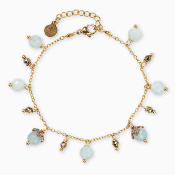bracciale charms acquamarina gioielleria rimini bracciale gioielli fatto a mano fashion artigianato