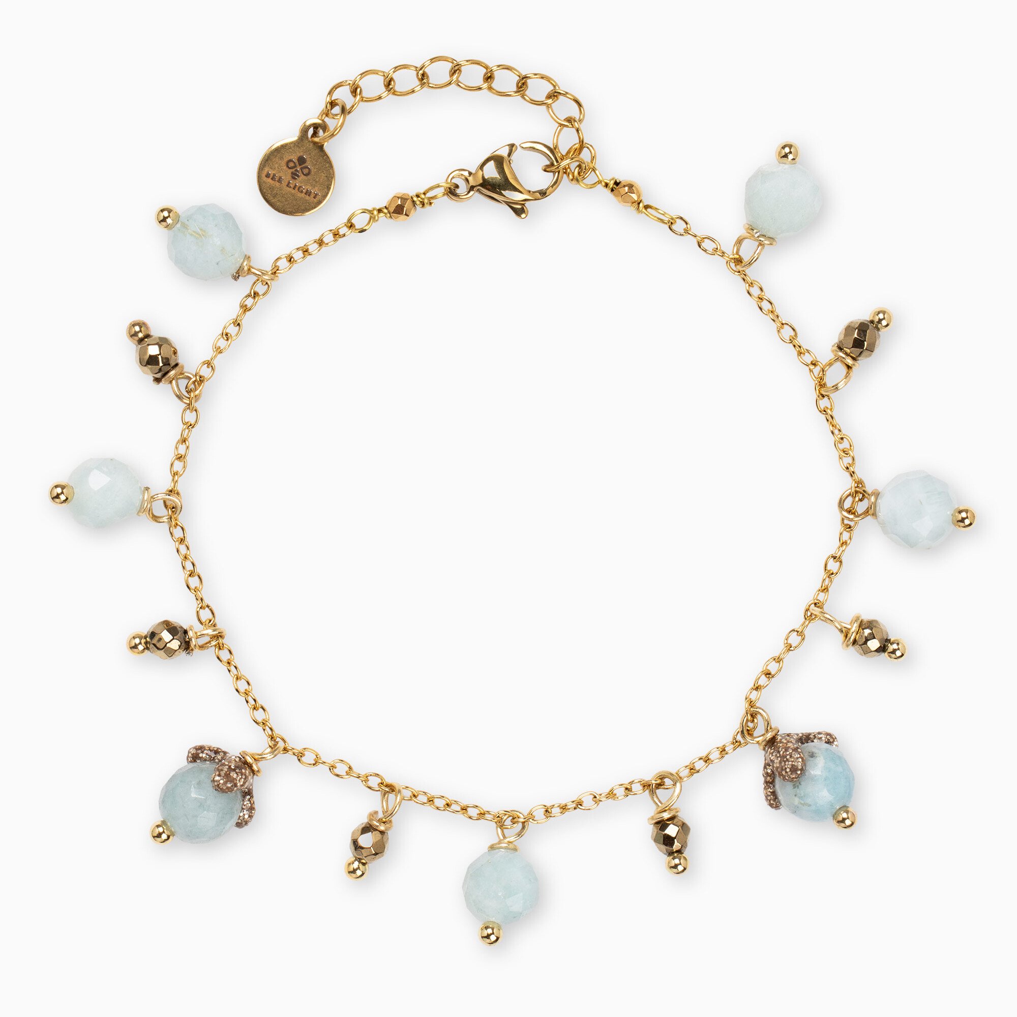 bracciale charms acquamarina gioielleria rimini bracciale gioielli fatto a mano fashion artigianato