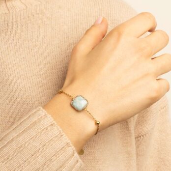 bracciale charms acquamarina gioielleria rimini bracciale gioielli fatto a mano fashion artigianato