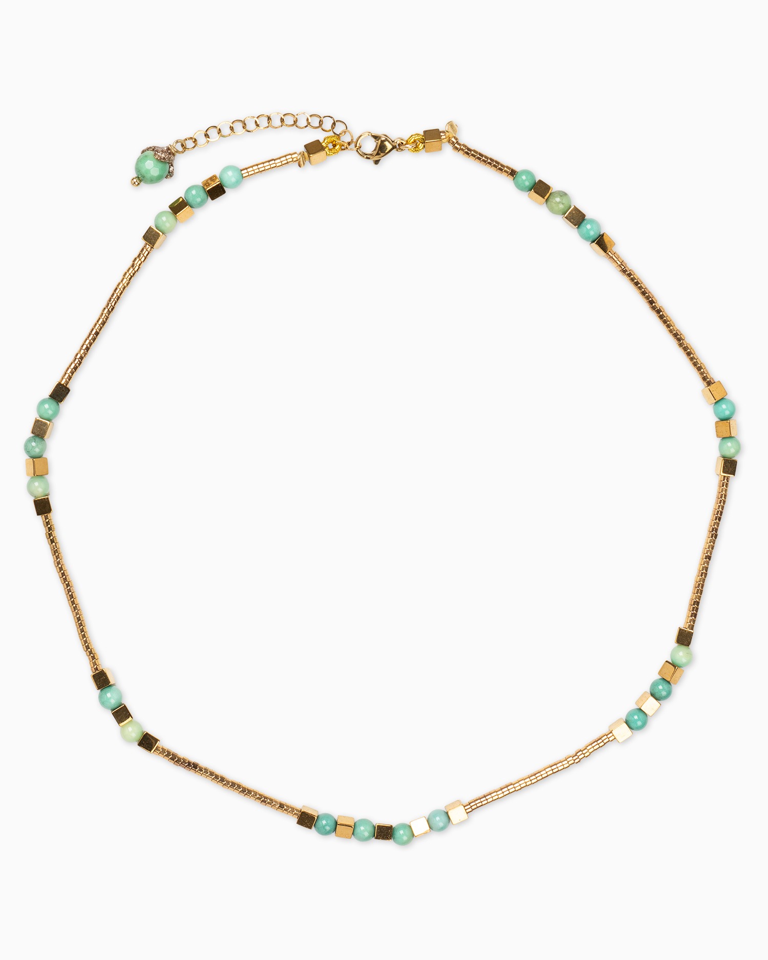 collana crisoprasio charms fatto a mano gioielli