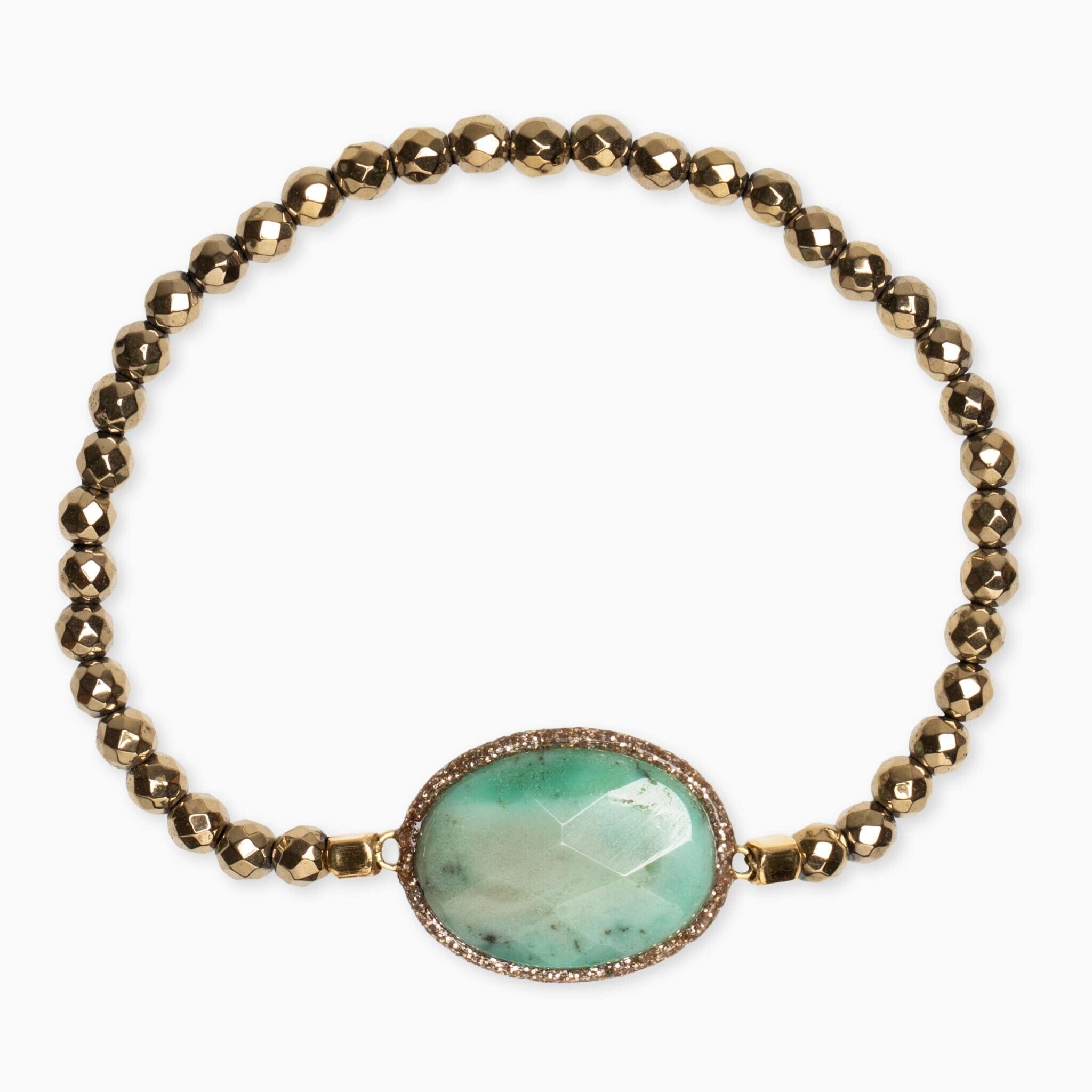 bracciale crisoprasio verde