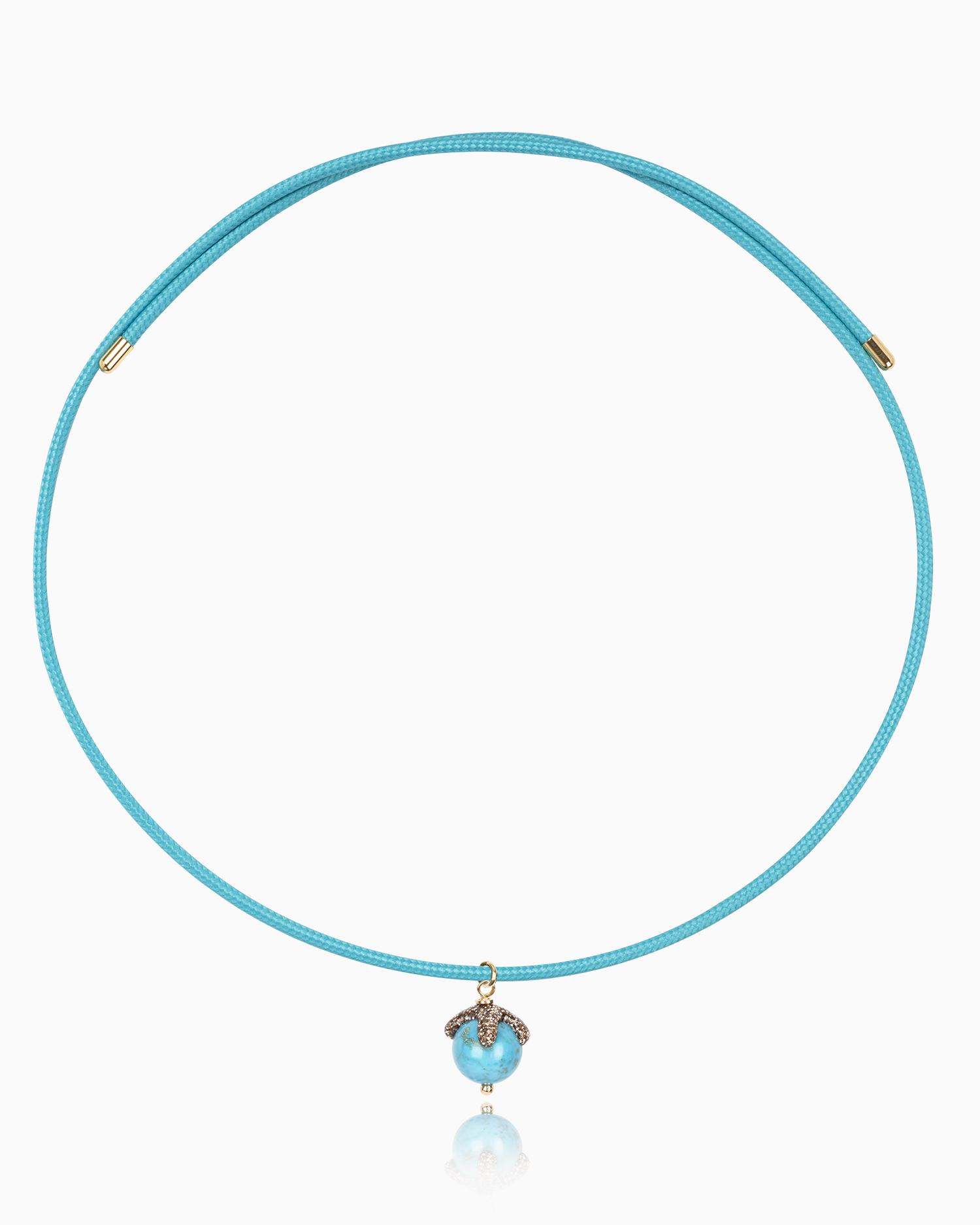 collana magnetica turchese pietre naturali