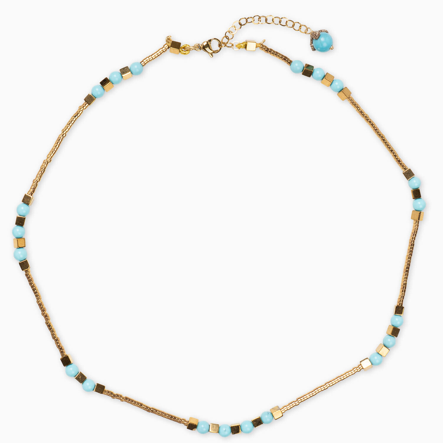 collana girocollo turchese