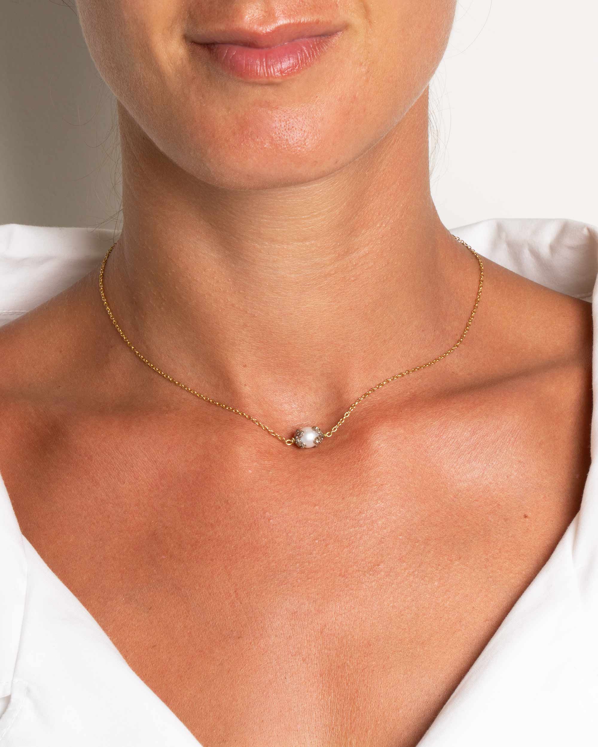 collana perla catena
