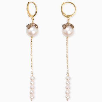 orecchini pastiglia chic perla