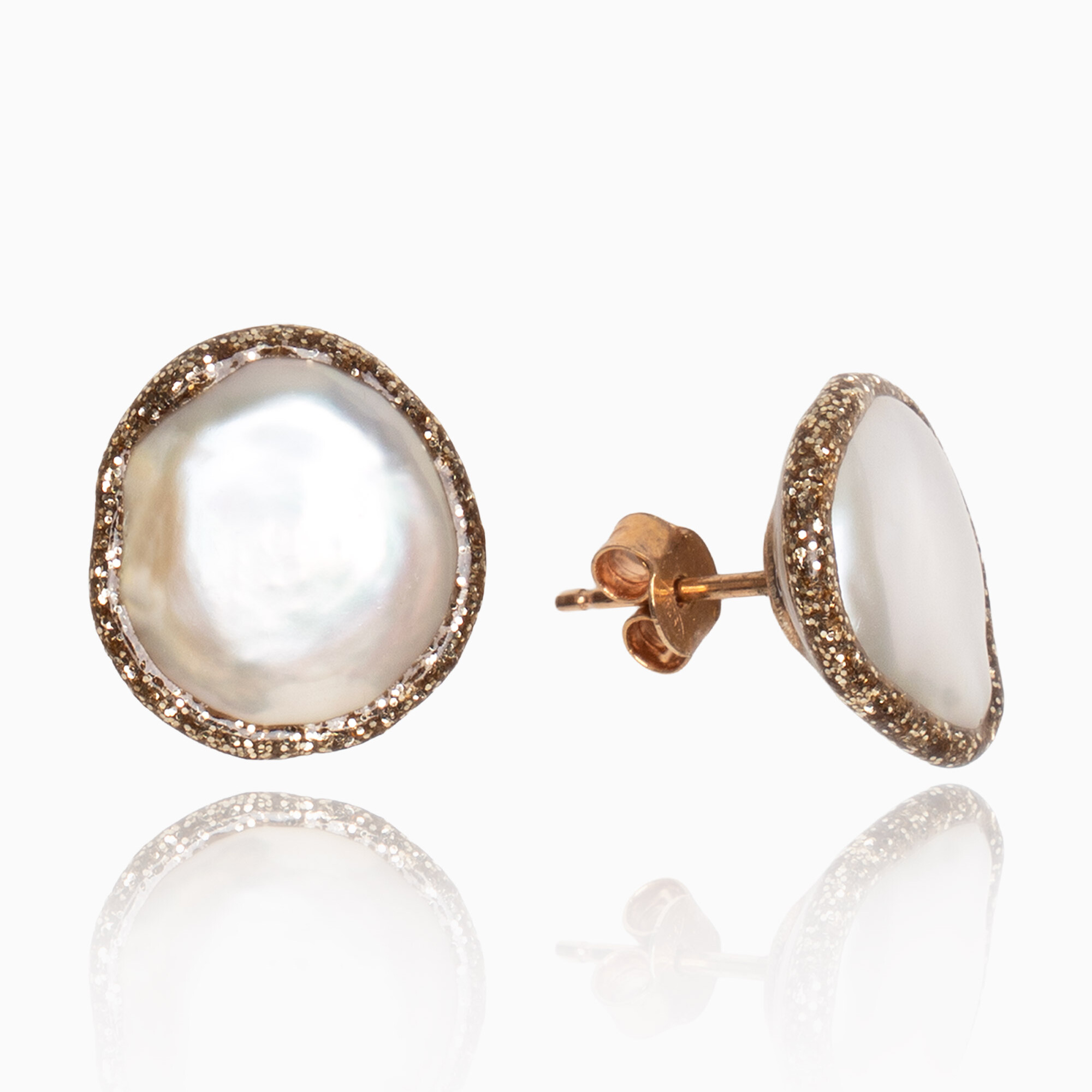orecchini pastiglia chic perla lobo